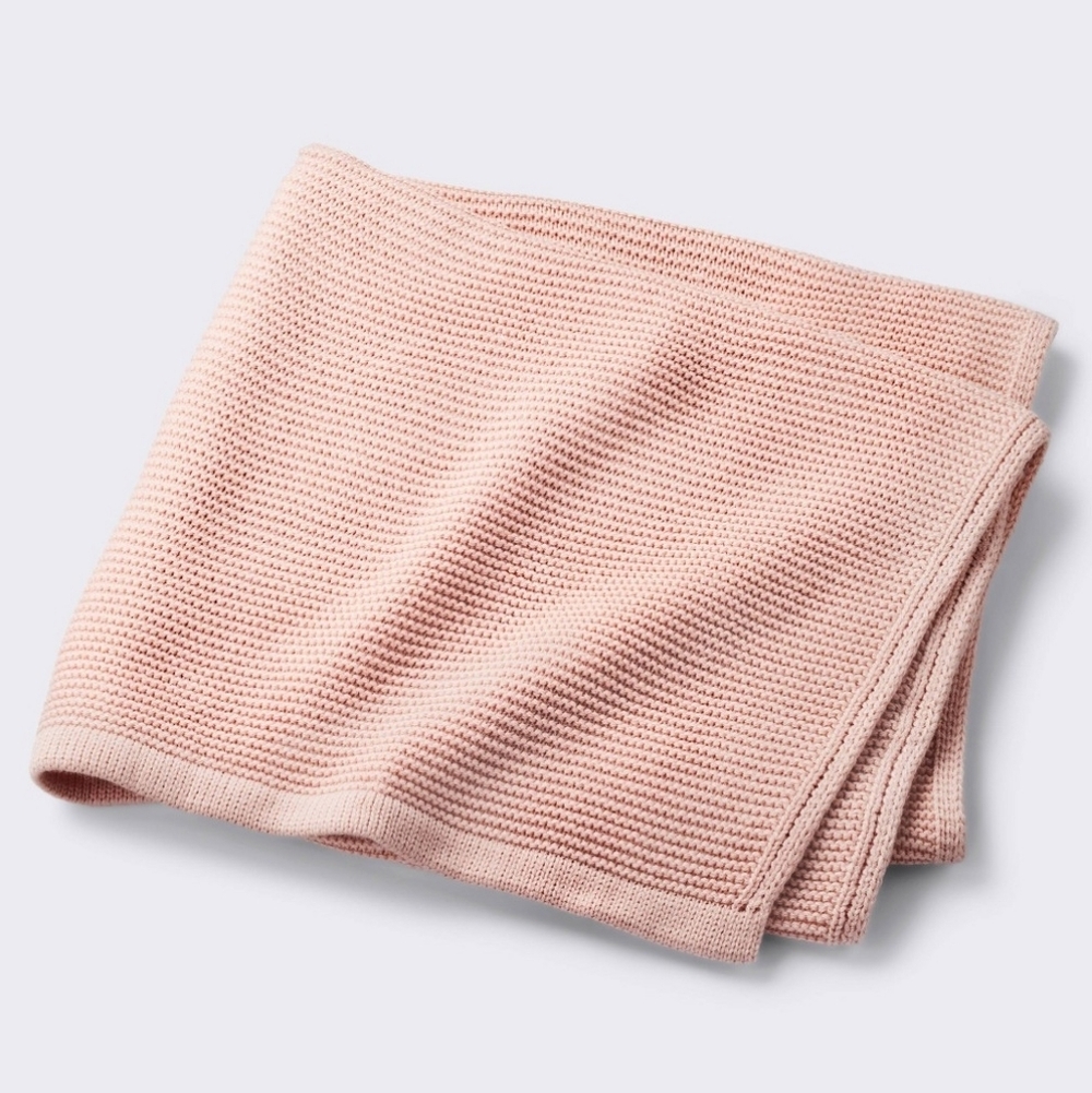 Knit Baby Blanket - Pink - Cloud Island - 30" X 40"